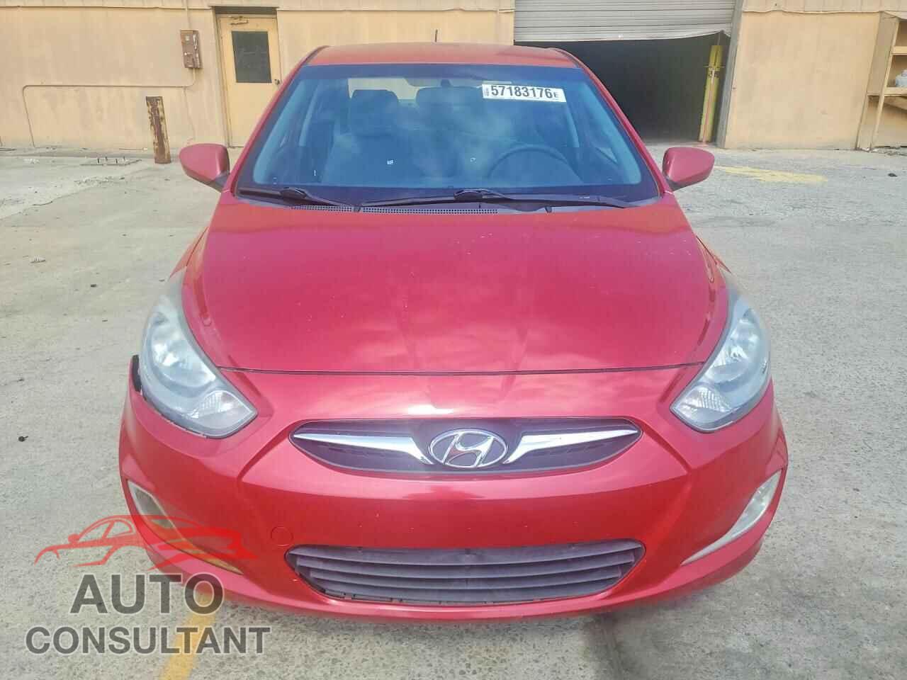 HYUNDAI ACCENT 2012 - KMHCU4AE7CU162168