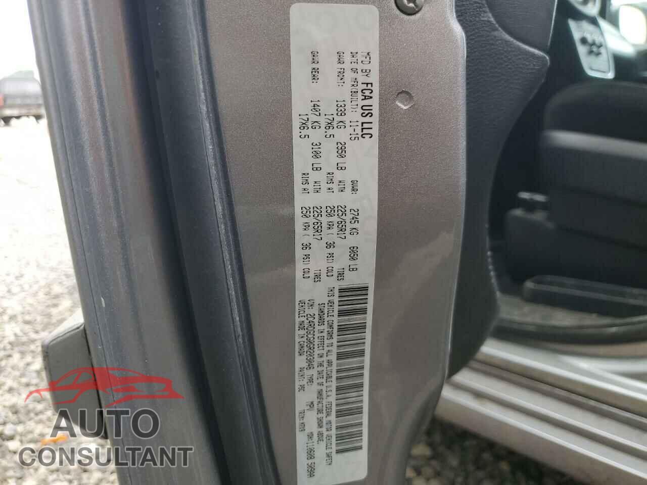 DODGE CARAVAN 2016 - 2C4RDGCG0GR203046