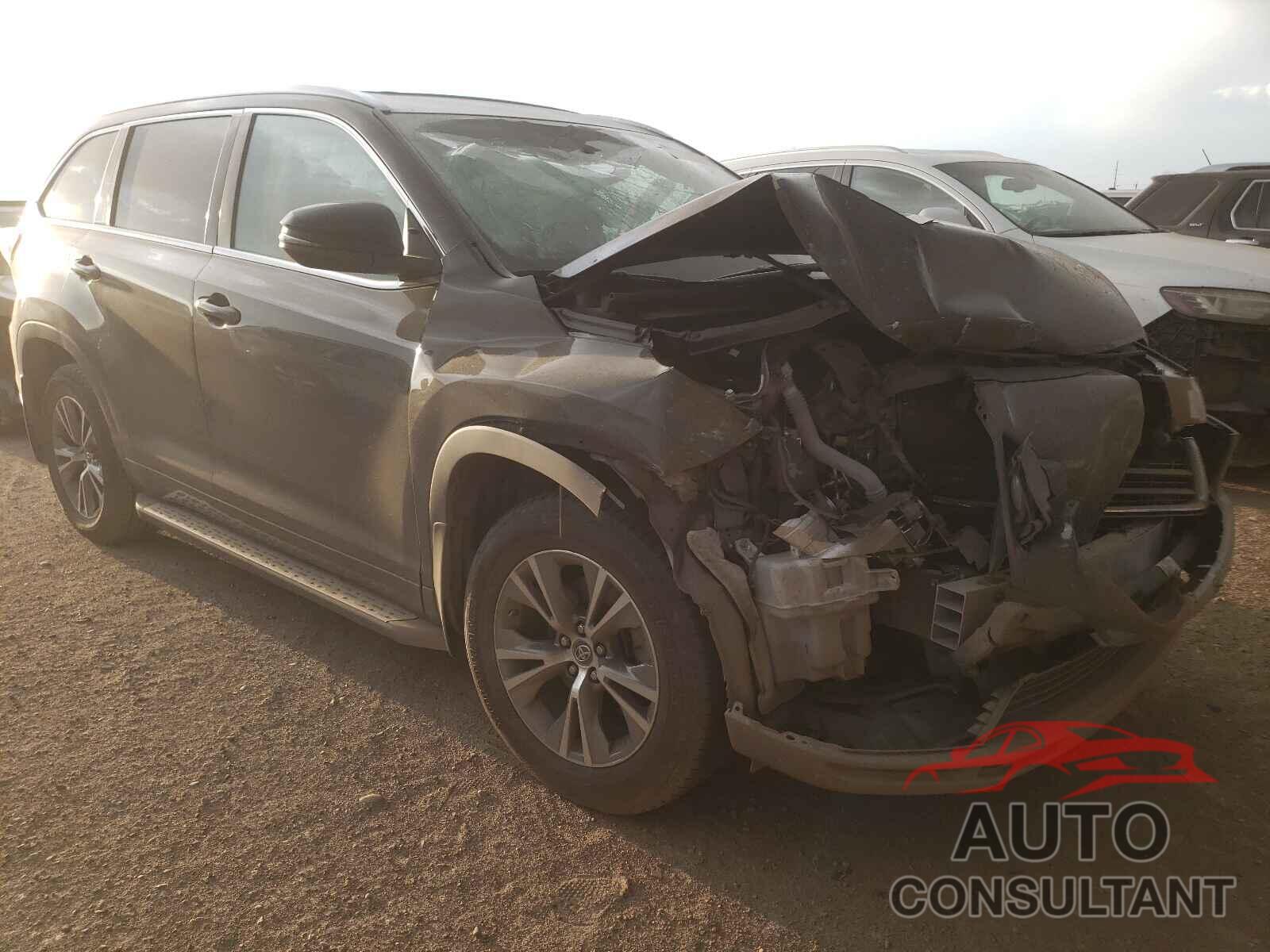 TOYOTA HIGHLANDER 2016 - 5TDJKRFH0GS341745