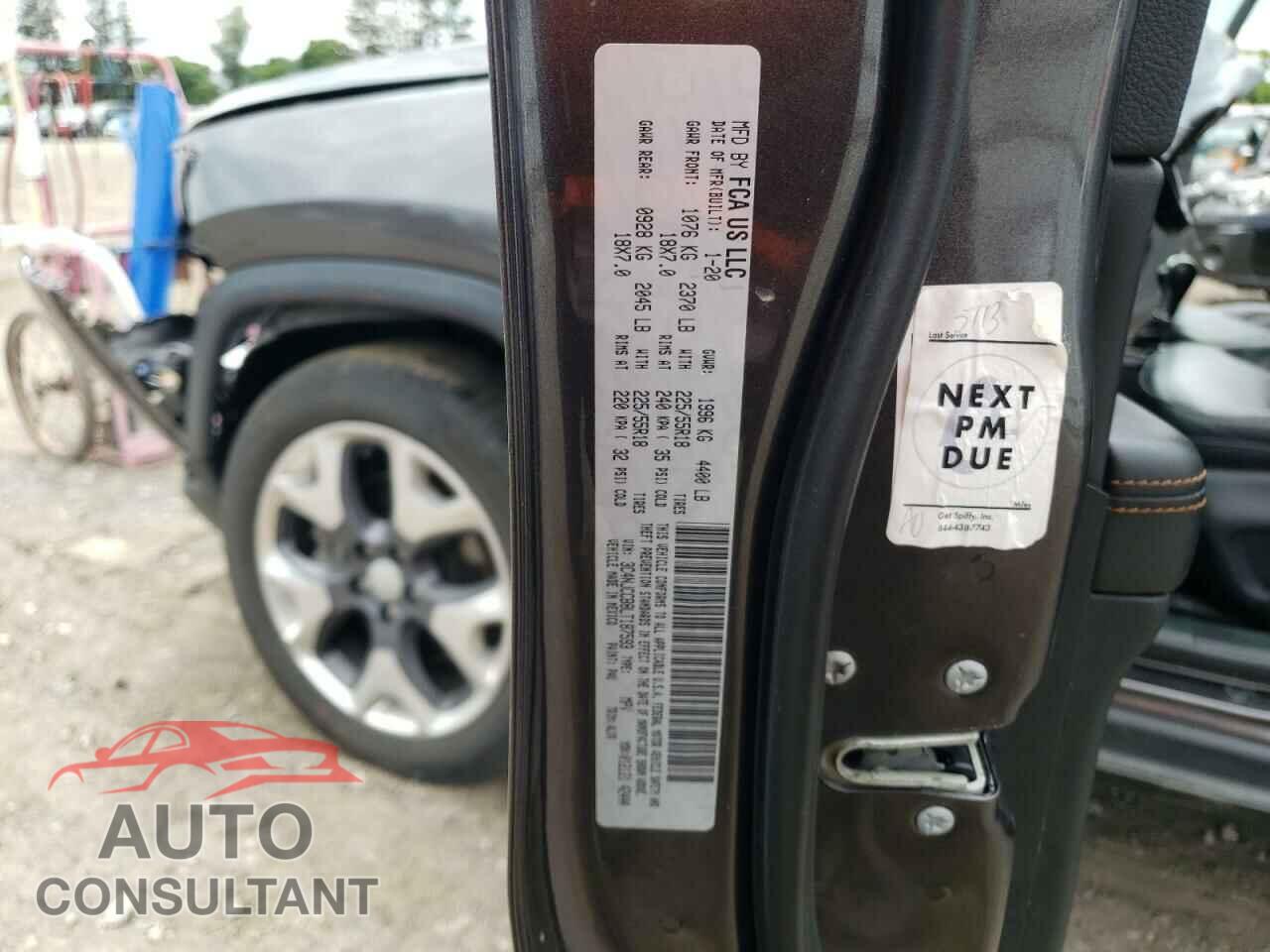 JEEP COMPASS 2020 - 3C4NJCCB8LT187593