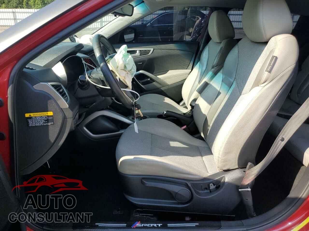 HYUNDAI VELOSTER 2013 - KMHTC6AD8DU116694