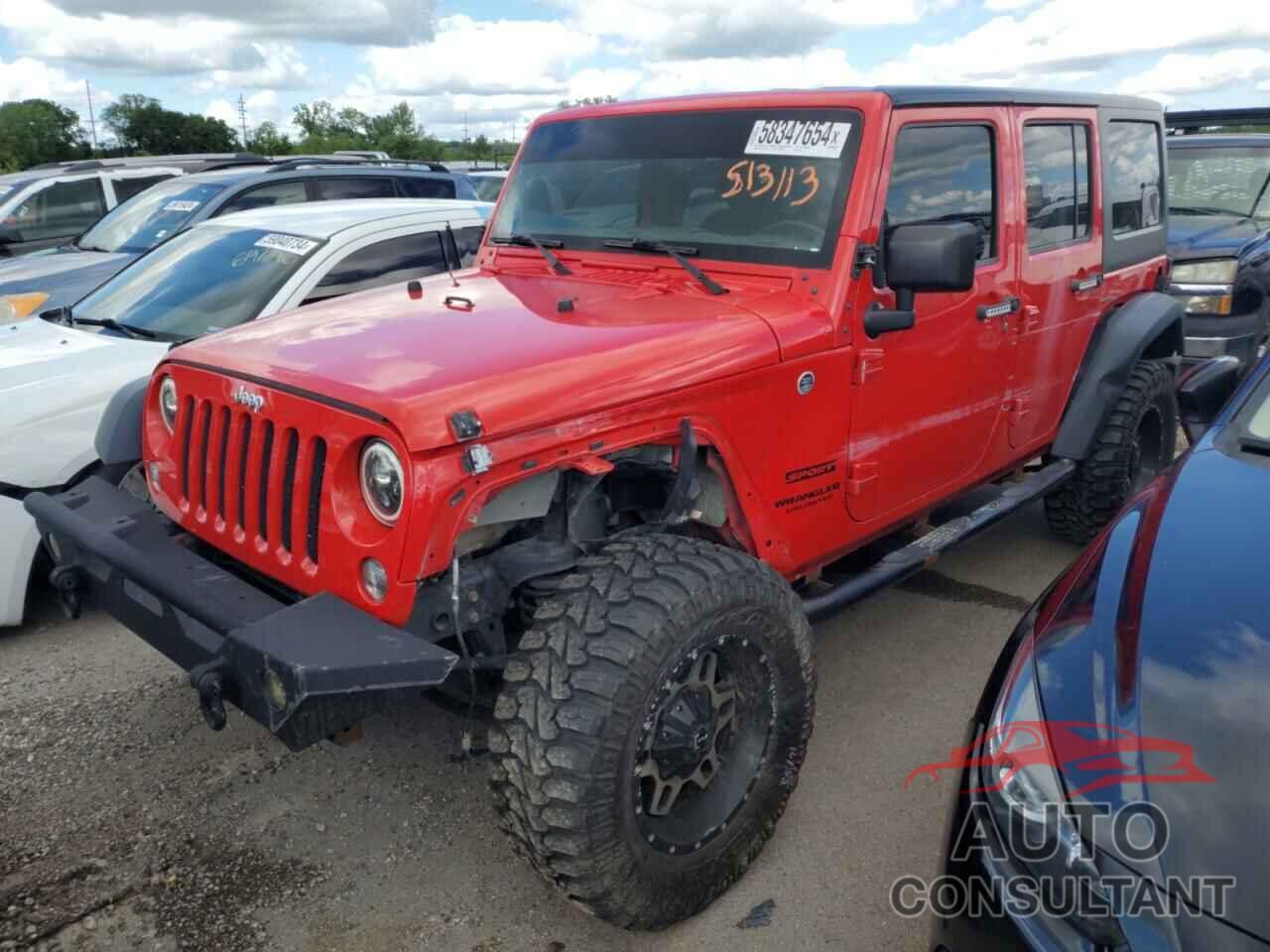 JEEP WRANGLER 2017 - 1C4BJWDG9HL513113