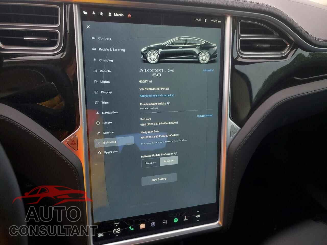 TESLA MODEL S 2014 - 5YJSA1S12EFP41471