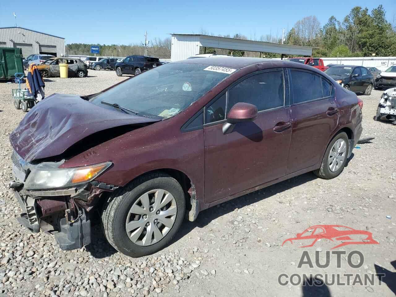 HONDA CIVIC 2012 - 19XFB2F56CE025063