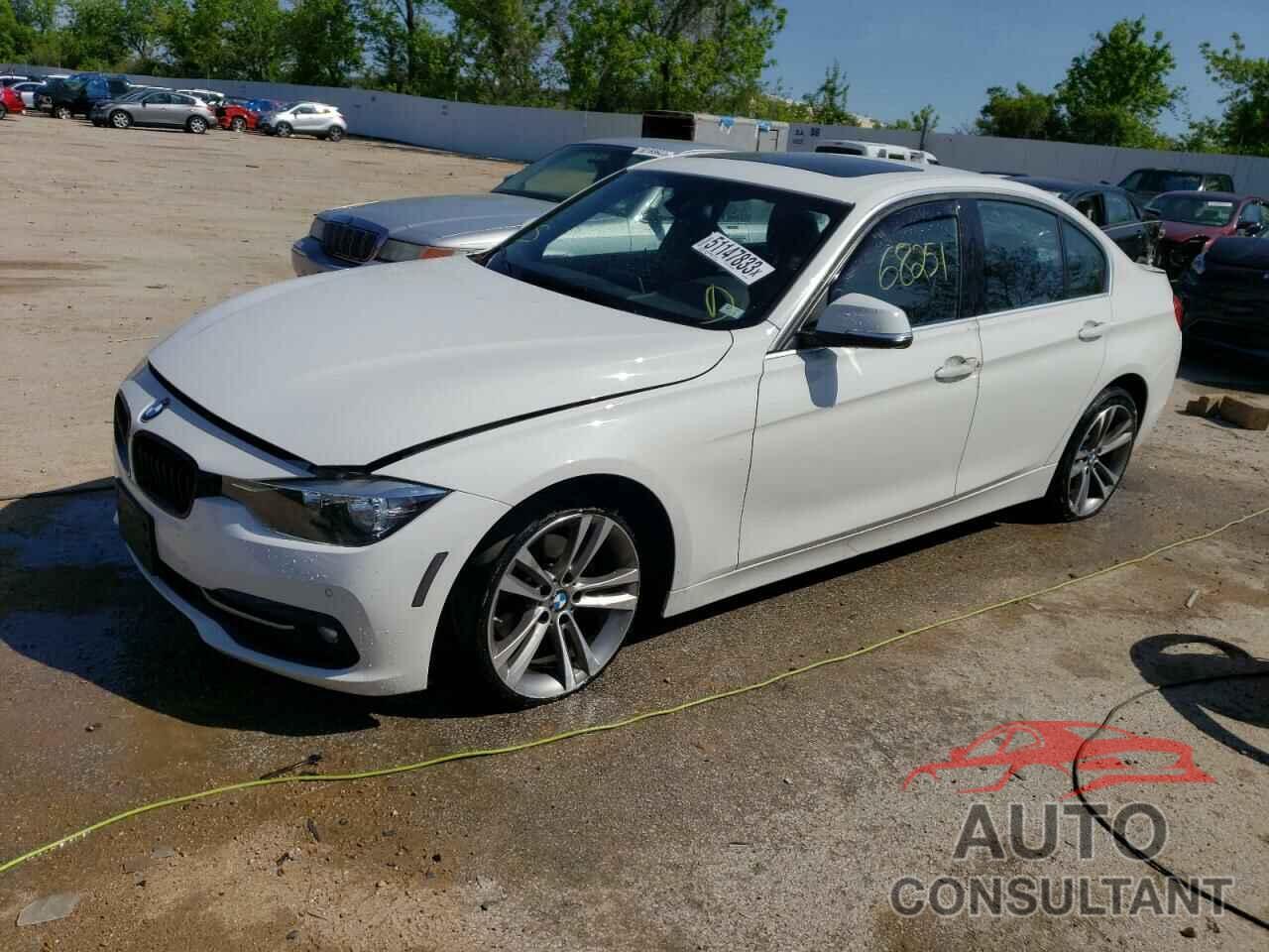 BMW 3 SERIES 2017 - WBA8D9G34HNU63931