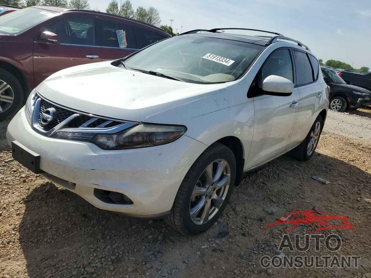 NISSAN MURANO 2012 - JN8AZ1MU8CW115237