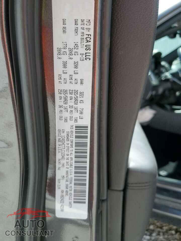 DODGE DURANGO 2020 - 1C4SDHCT7LC123461