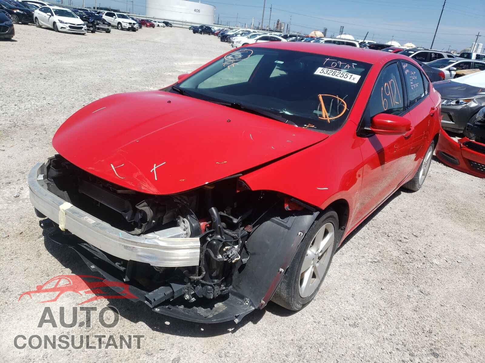 DODGE DART 2016 - 1C3CDFBA4GD609741