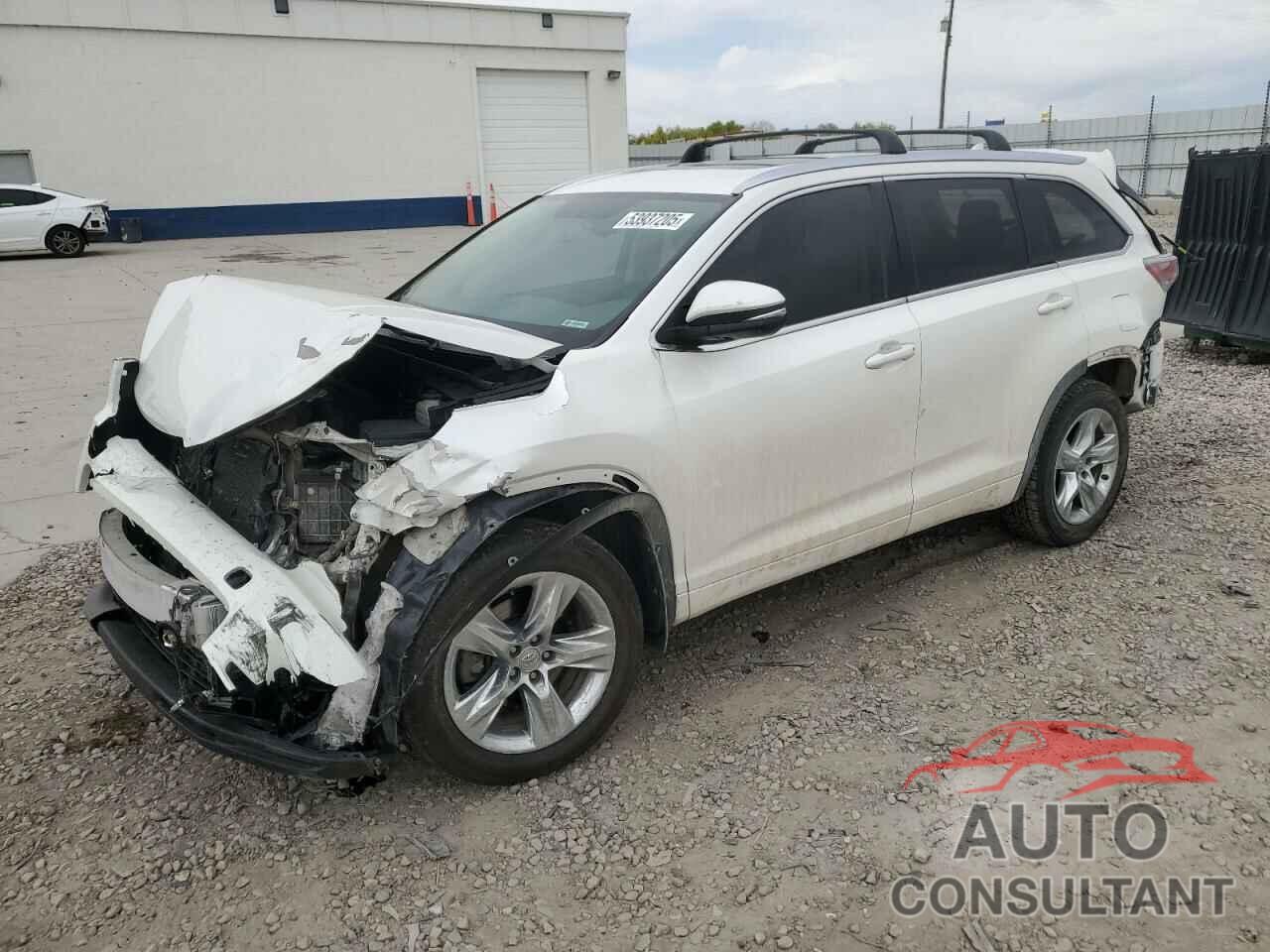 TOYOTA HIGHLANDER 2015 - 5TDDKRFH5FS092497
