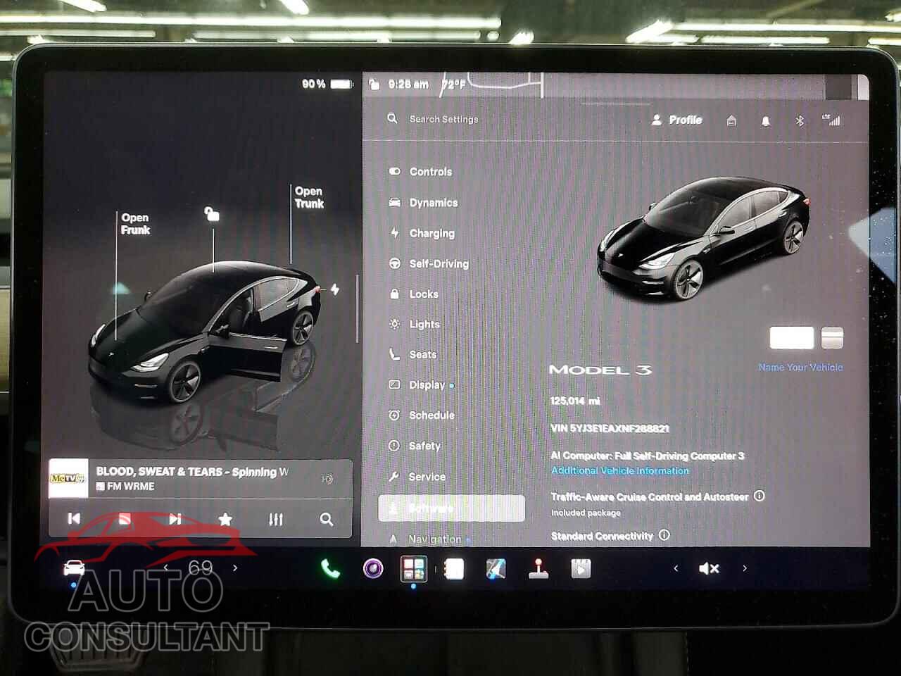 TESLA MODEL 3 2022 - 5YJ3E1EAXNF288821