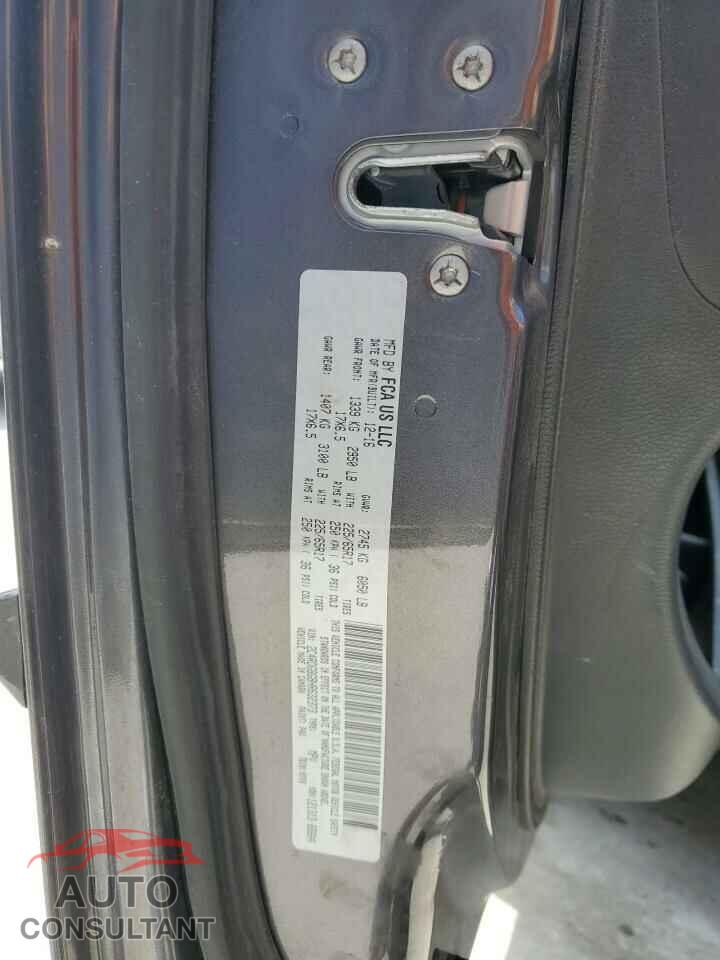 DODGE CARAVAN 2017 - 2C4RDGBG8HR632373