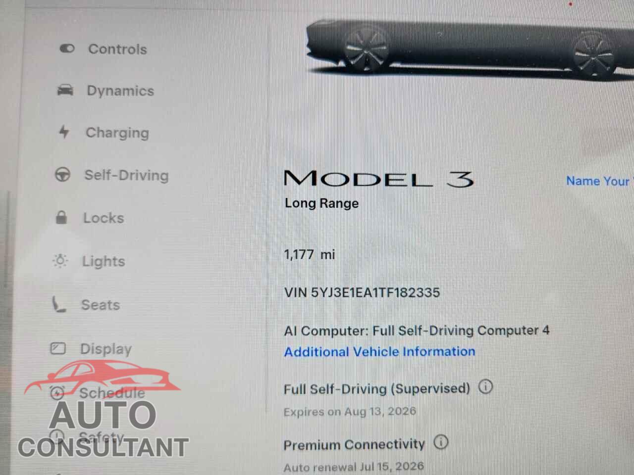 TESLA MODEL 3 2026 - 5YJ3E1EA1TF182335