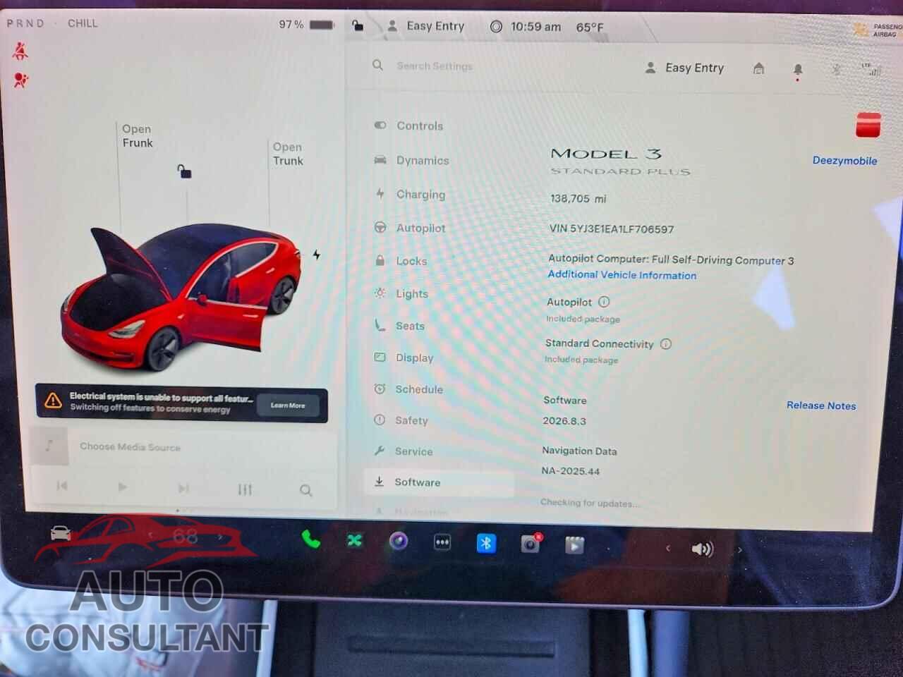 TESLA MODEL 3 2020 - 5YJ3E1EA1LF706597