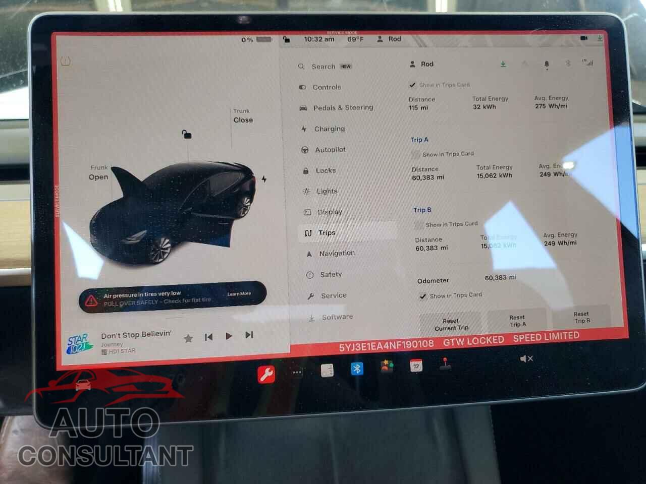 TESLA MODEL 3 2022 - 5YJ3E1EA4NF190108