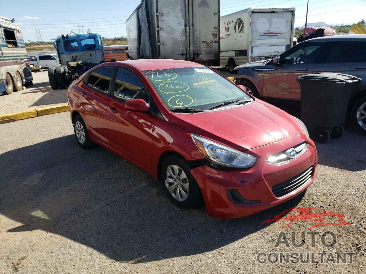 HYUNDAI ACCENT 2016 - KMHCT4AE6GU076214