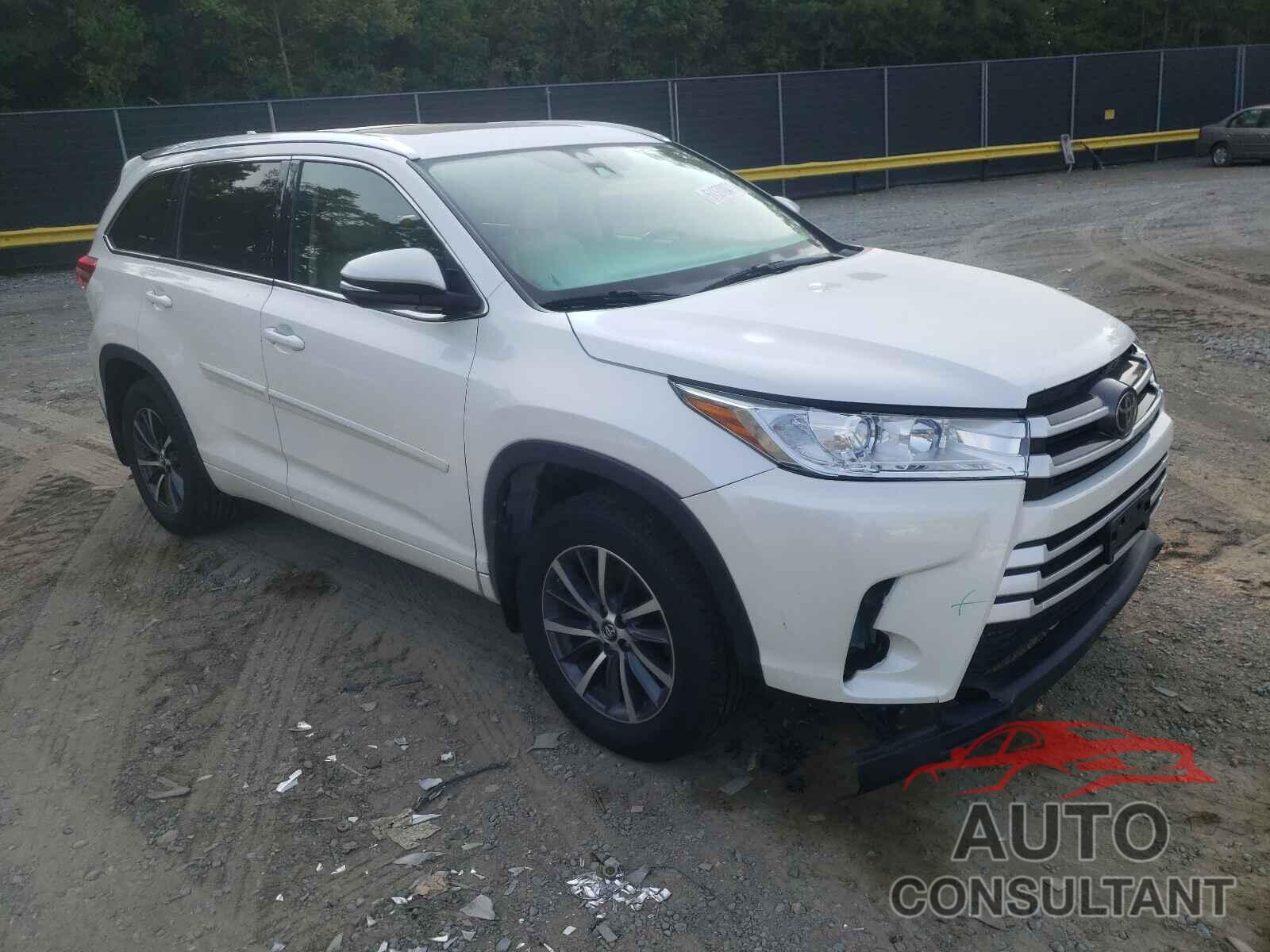 TOYOTA HIGHLANDER 2017 - 5TDJZRFH0HS404369