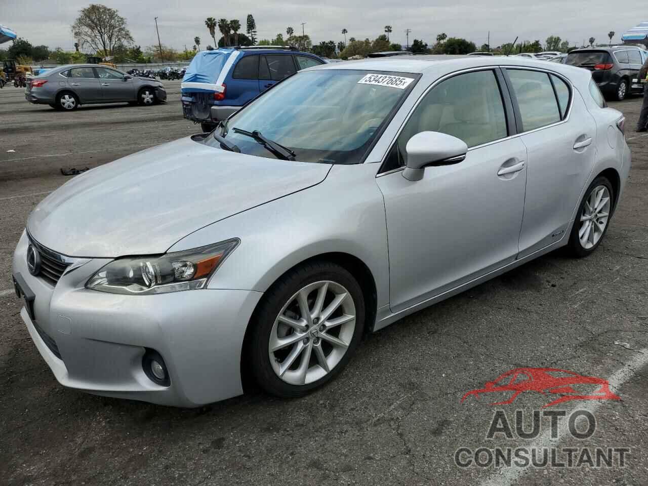 LEXUS CT 200 2012 - JTHKD5BH2C2055487
