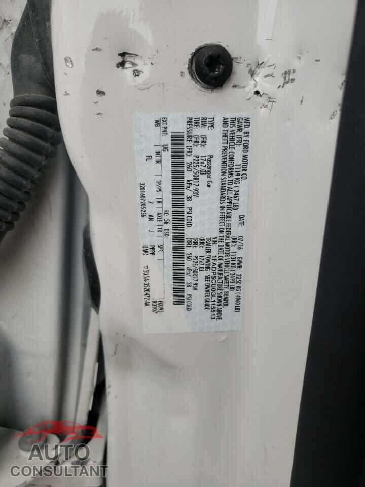 FORD CMAX 2016 - 1FADP5CU0GL115513
