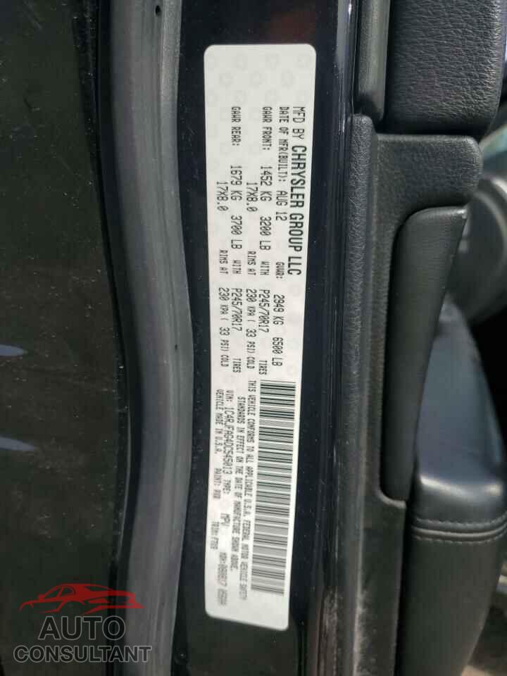 JEEP GRAND CHER 2013 - 1C4RJFAG4DC545013