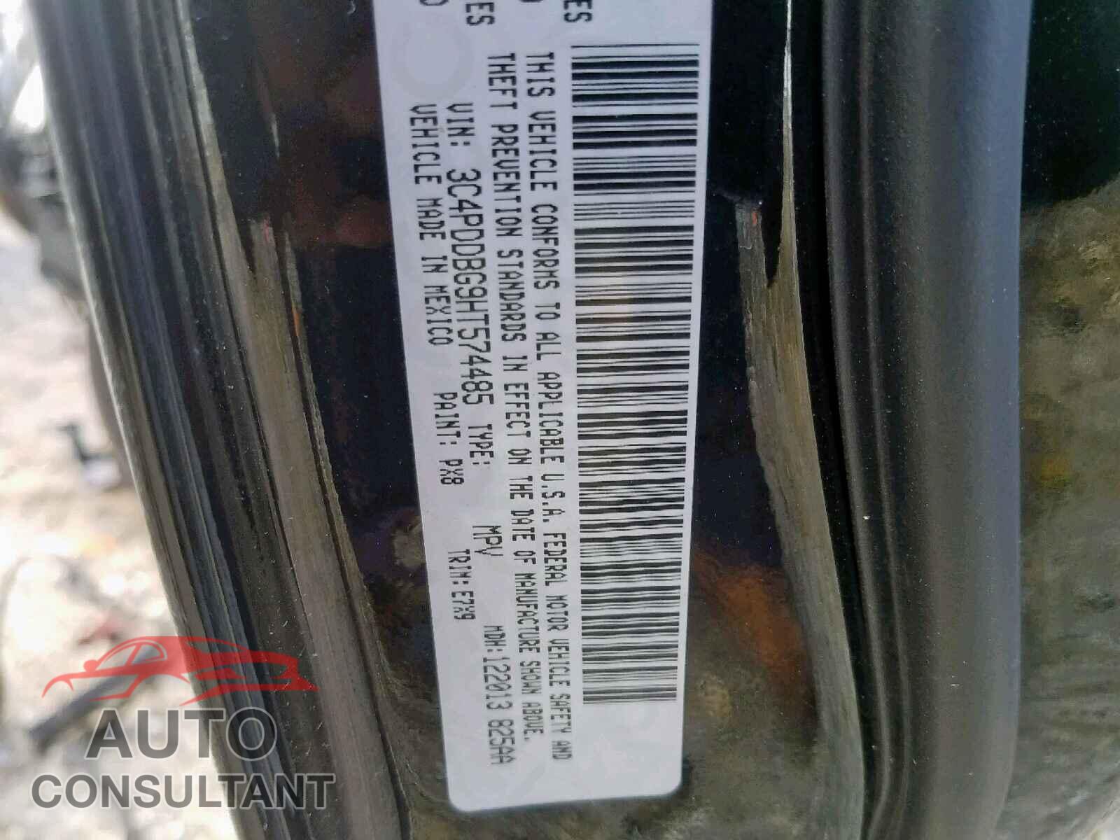 DODGE JOURNEY 2017 - 3C4PDDBG9HT574485