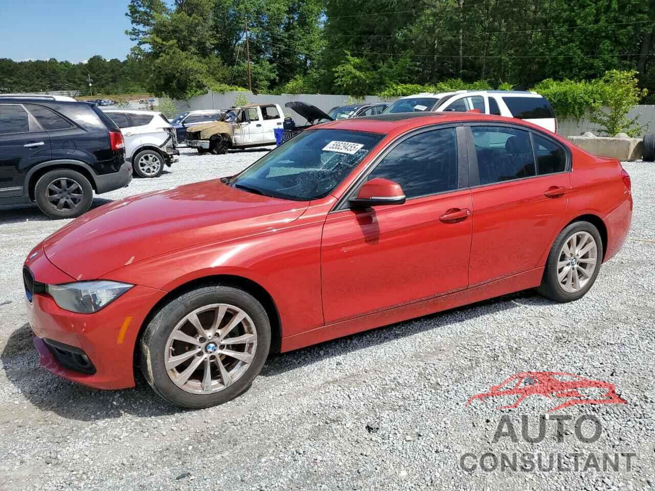 BMW 3 SERIES 2017 - WBA8E1G5XHNU14670