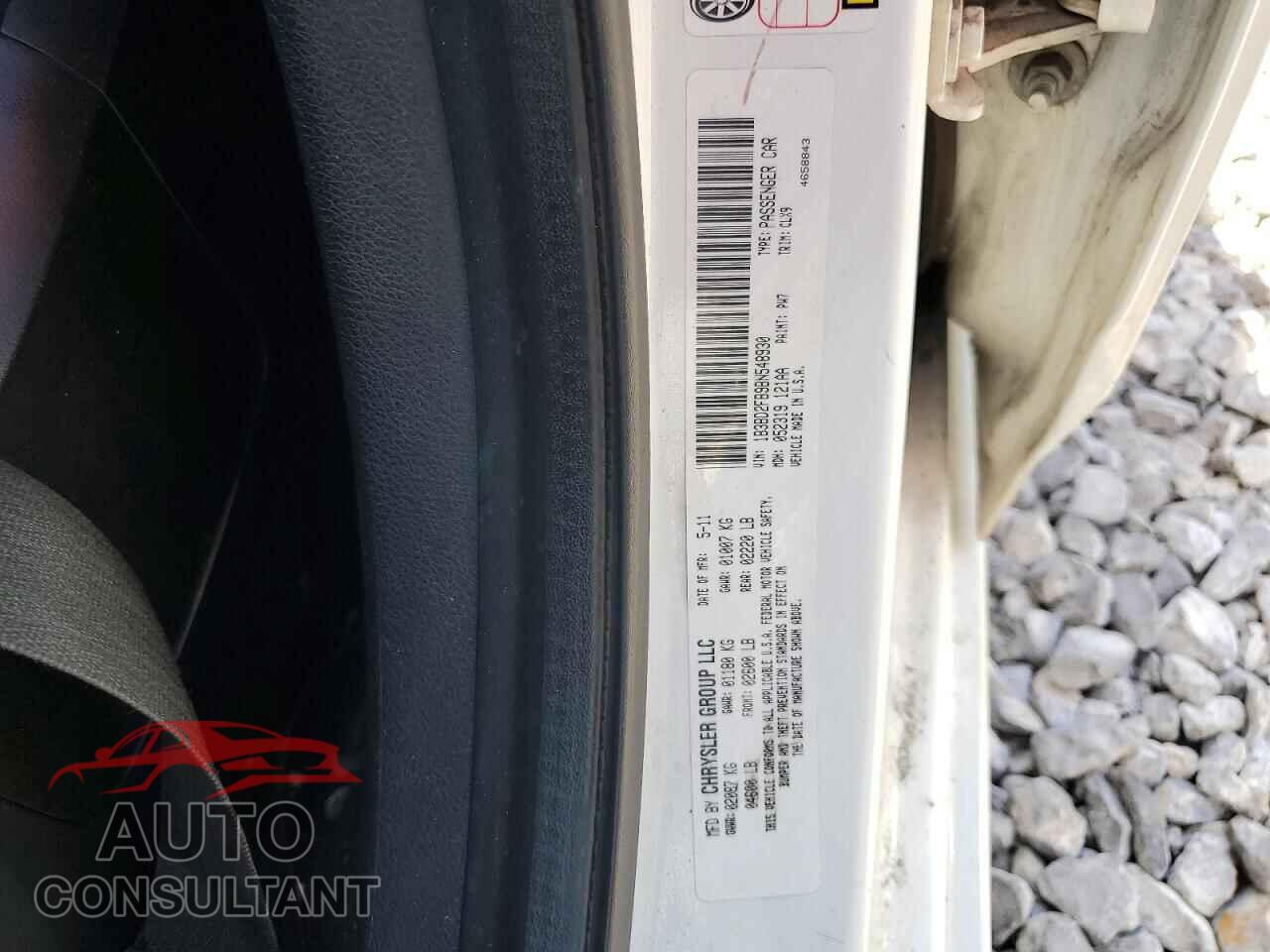 DODGE AVENGER 2011 - 1B3BD2FB9BN548930