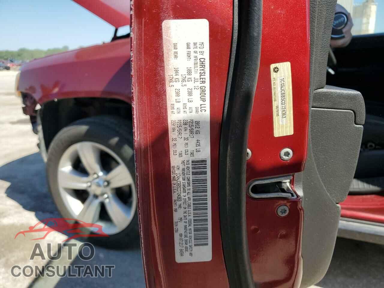 JEEP COMPASS 2012 - 1C4NJCBB5CD724363