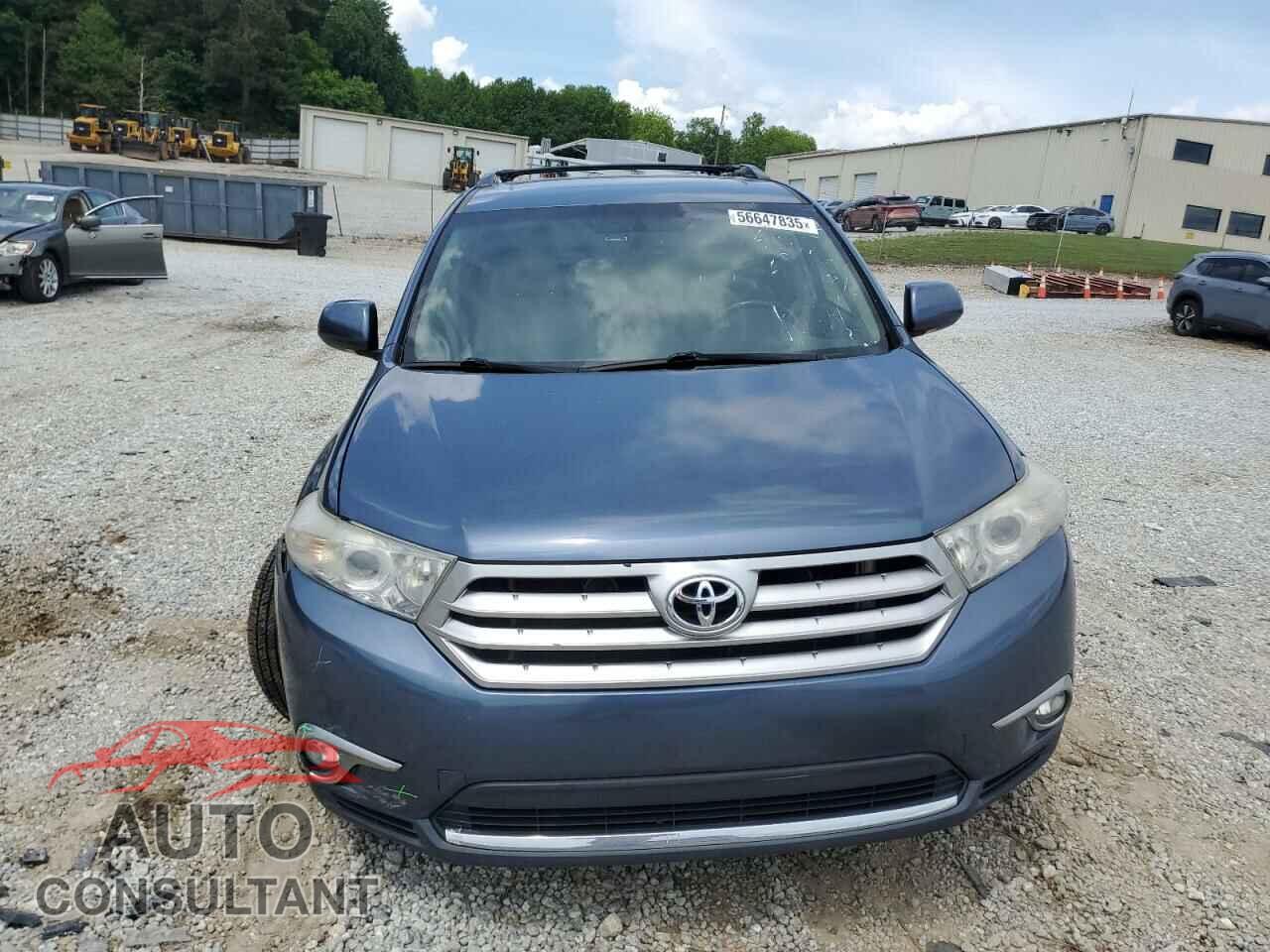 TOYOTA HIGHLANDER 2013 - 5TDYK3EH8DS121312