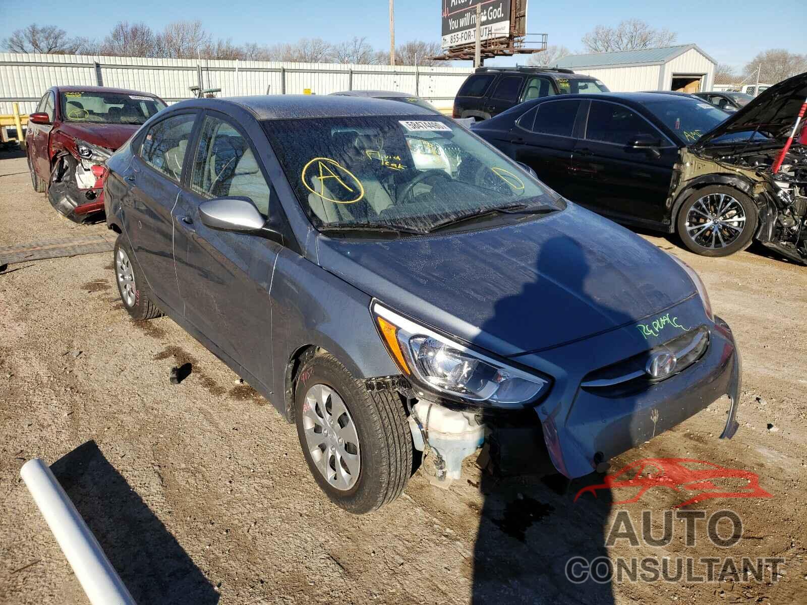 HYUNDAI ACCENT 2017 - KMHCT4AEXHU376694