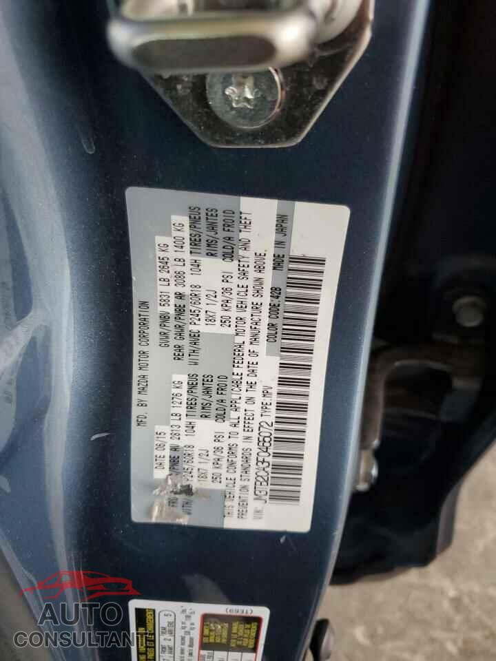 MAZDA CX-9 2015 - JM3TB2CA3F0465072