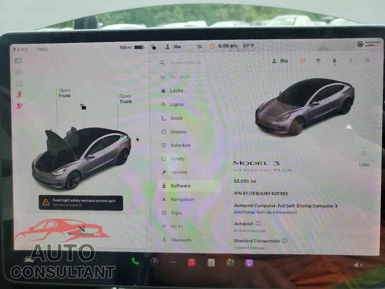 TESLA MODEL 3 2019 - 5YJ3E1EA3KF435363
