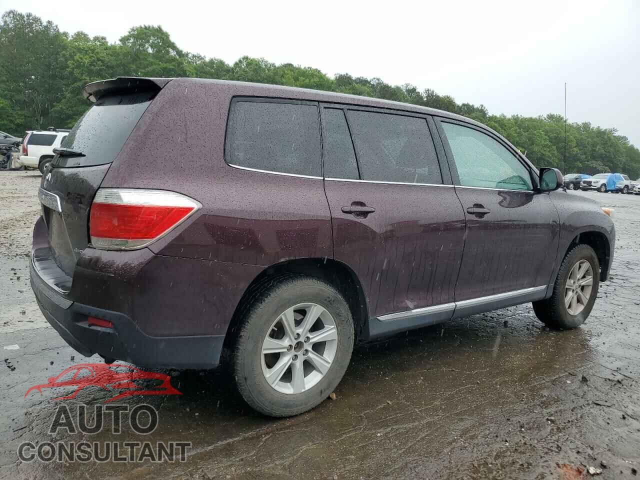 TOYOTA HIGHLANDER 2012 - 5TDBK3EH7CS151471