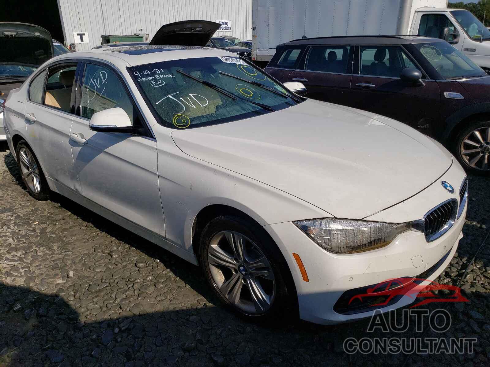 BMW 3 SERIES 2017 - WBA8D9G38HNU65004