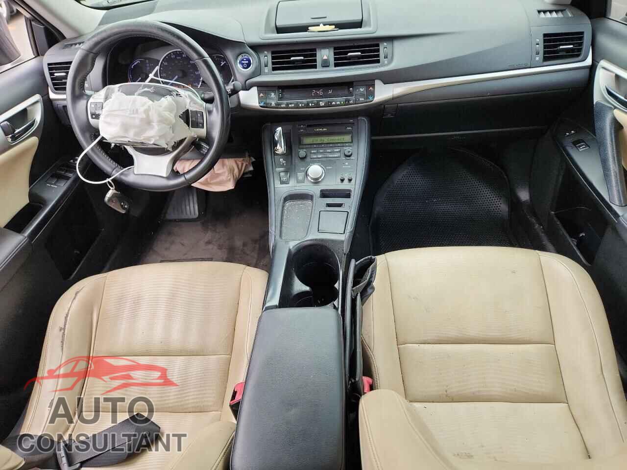 LEXUS CT 200 2012 - JTHKD5BH2C2084200