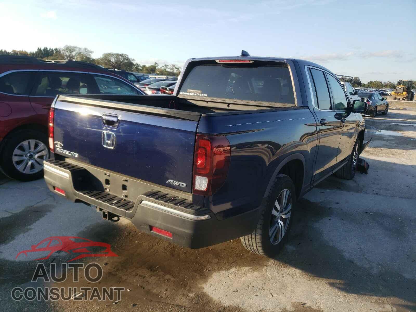 HONDA RIDGELINE 2017 - 5FPYK3F41HB016348
