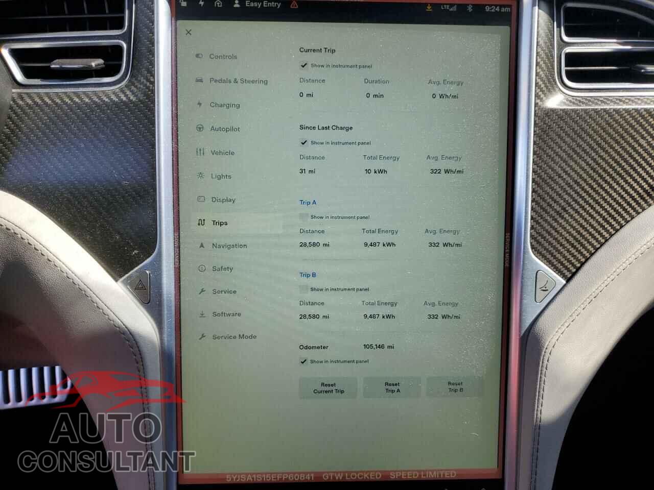 TESLA MODEL S 2014 - 5YJSA1S15EFP60841