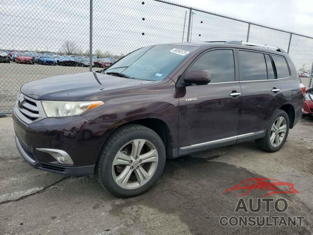 TOYOTA HIGHLANDER 2013 - 5TDYK3EH1DS100382