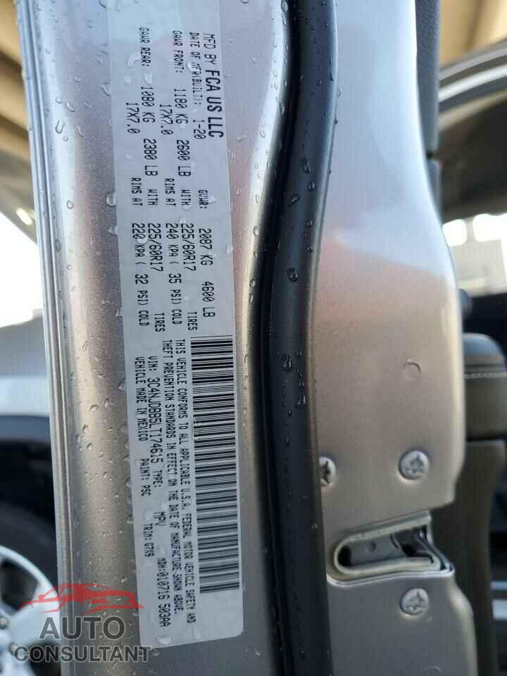 JEEP COMPASS 2020 - 3C4NJDBB5LT174615