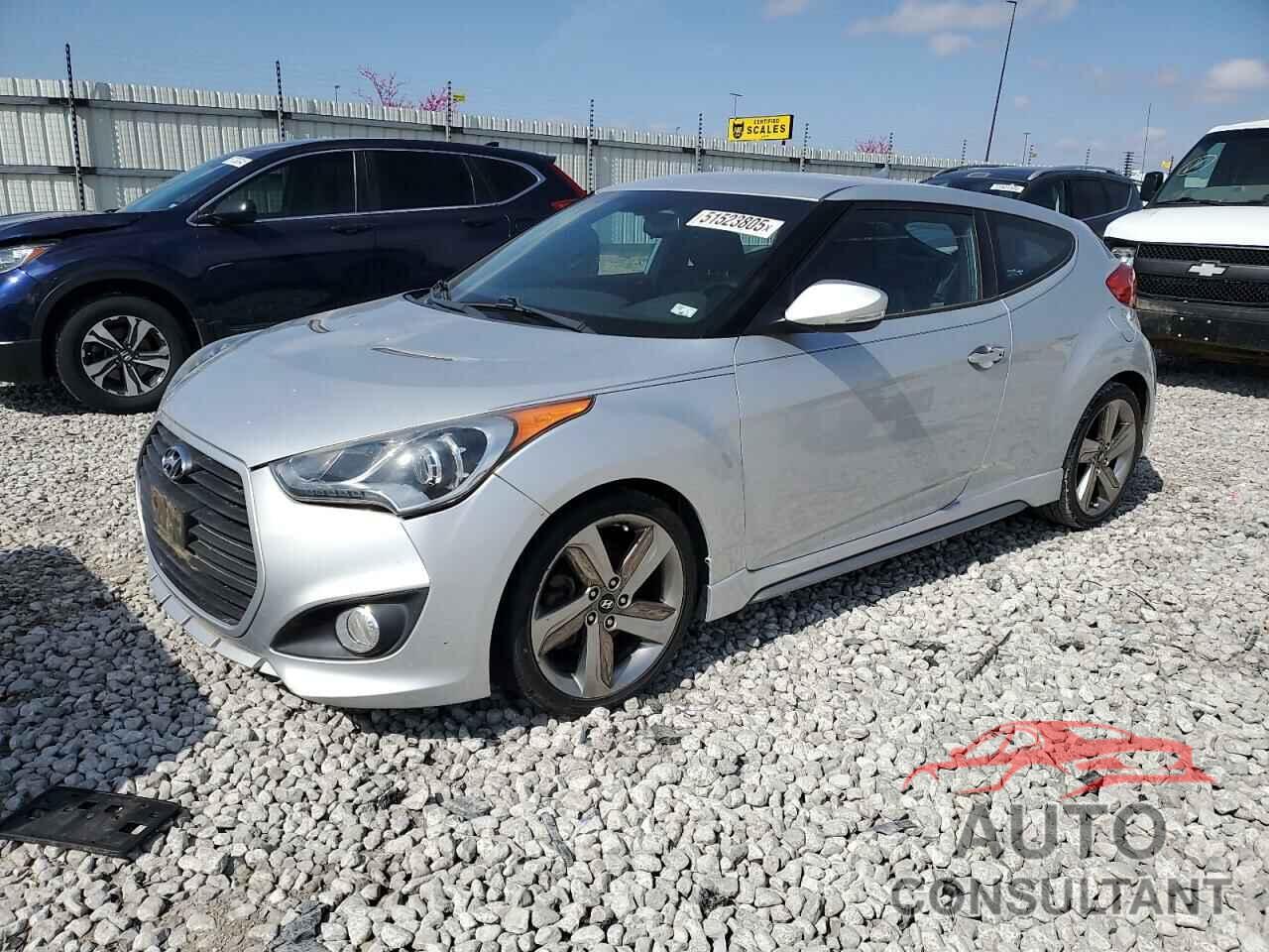 HYUNDAI VELOSTER 2013 - KMHTC6AE1DU138352