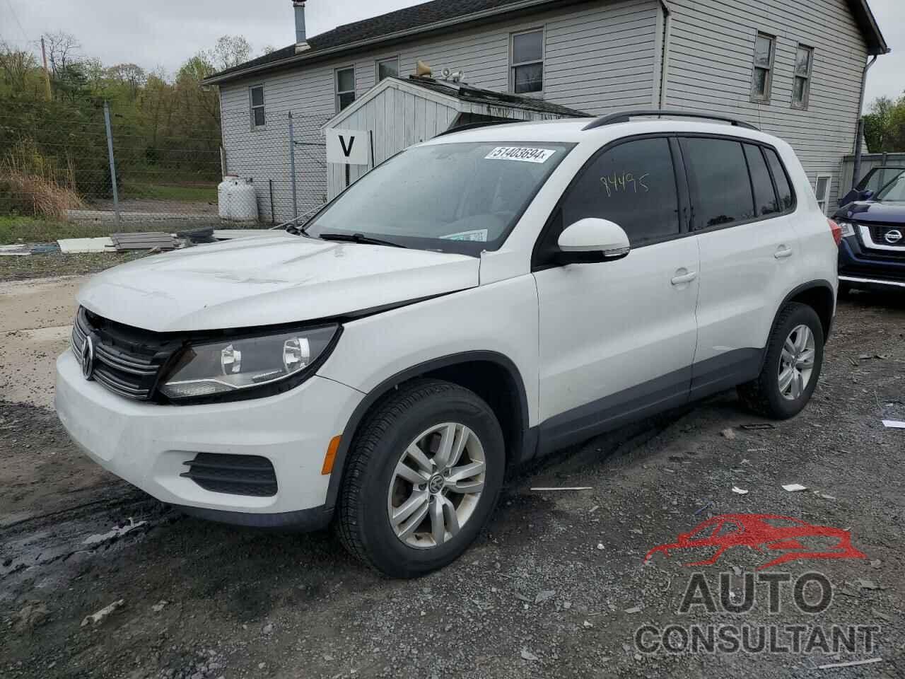 VOLKSWAGEN TIGUAN 2016 - WVGAV7AX7GW598360