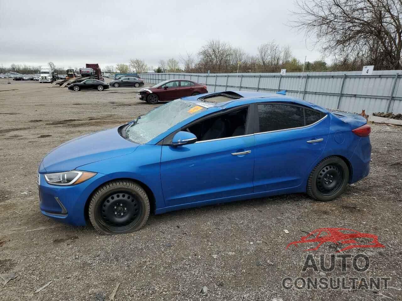 HYUNDAI ELANTRA 2017 - KMHD84LF5HU087766