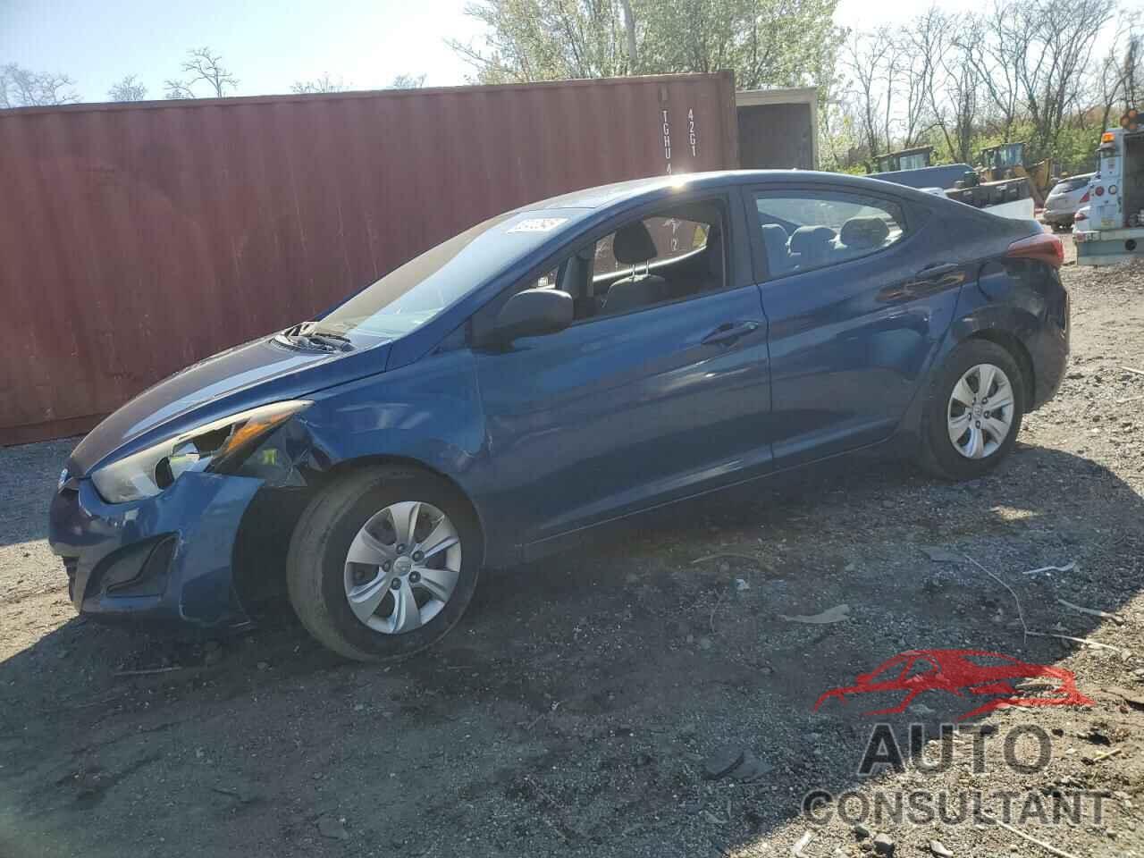 HYUNDAI ELANTRA 2016 - KMHDH4AE0GU518040