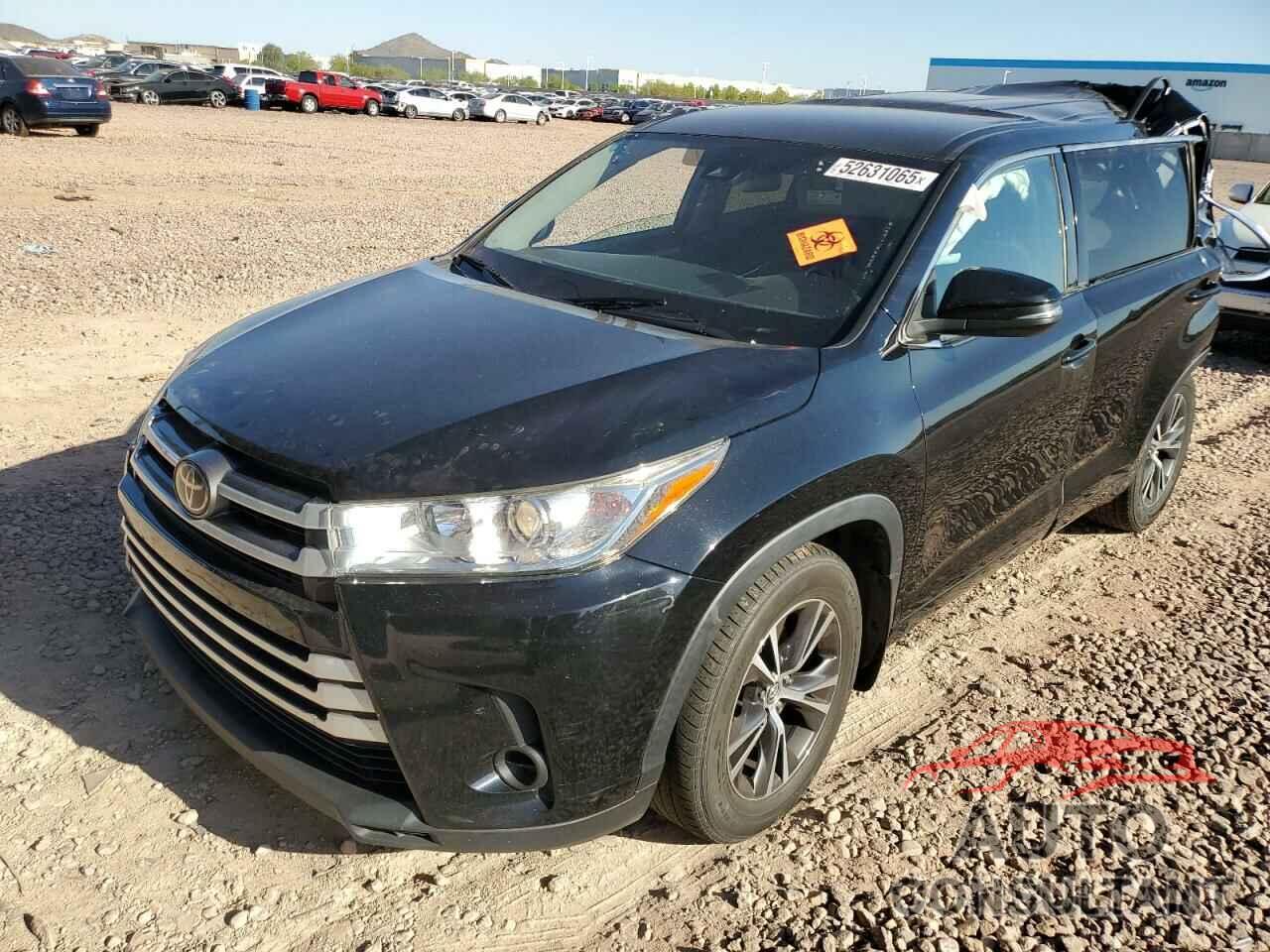 TOYOTA HIGHLANDER 2018 - 5TDZARFHXJS033558