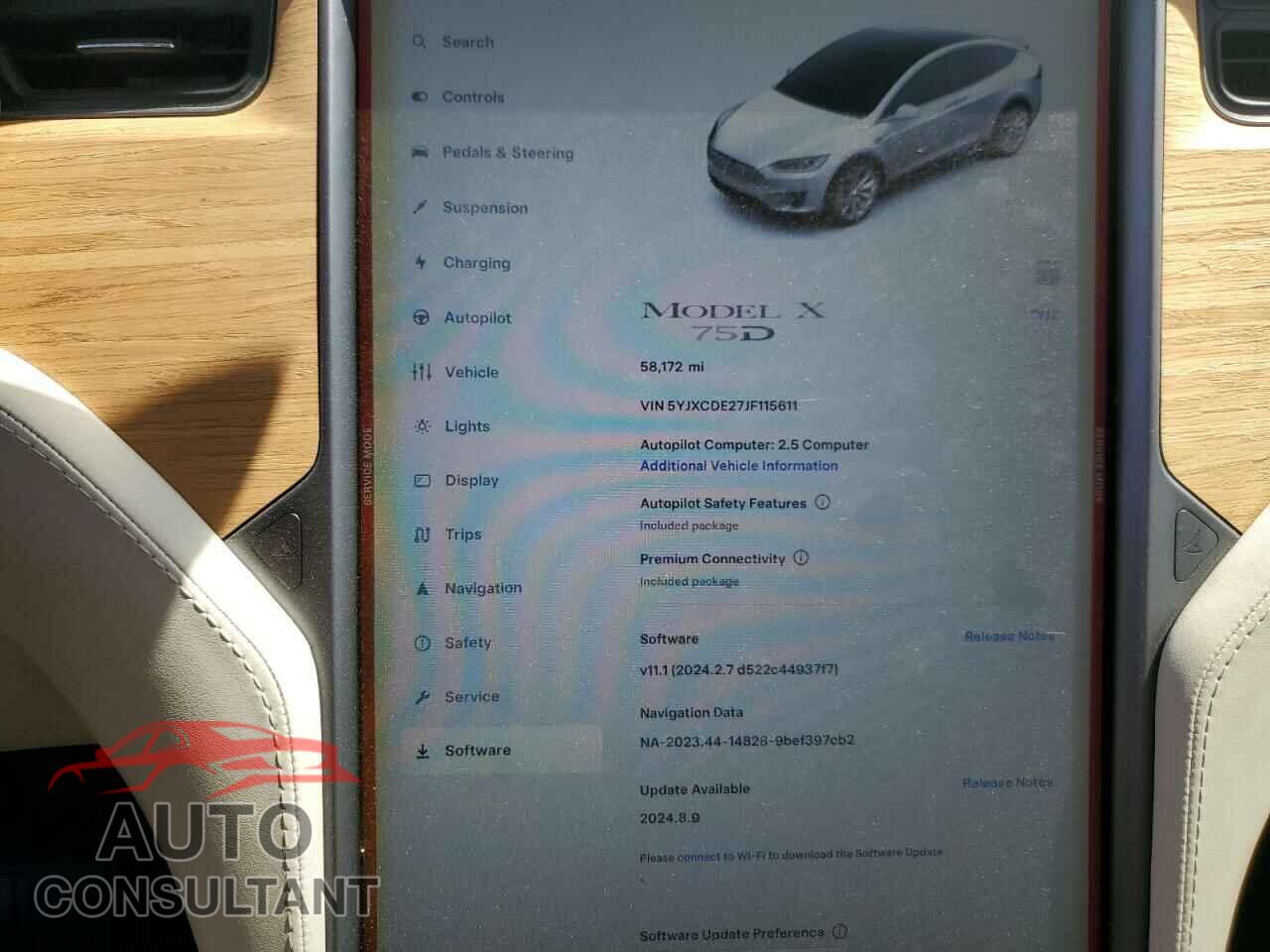 TESLA MODEL X 2018 - 5YJXCDE27JF115611