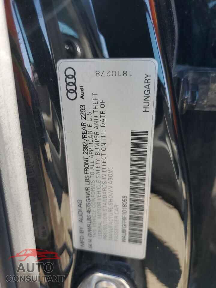 AUDI A3 2015 - WAUBFGFF6F1018059