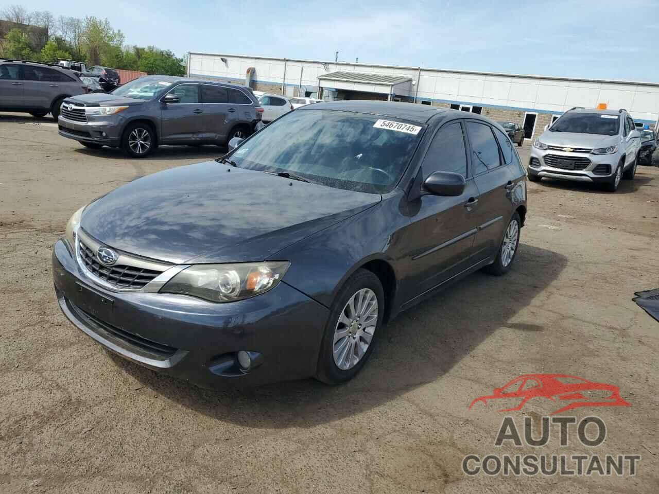SUBARU IMPREZA 2009 - JF1GH60689H818191