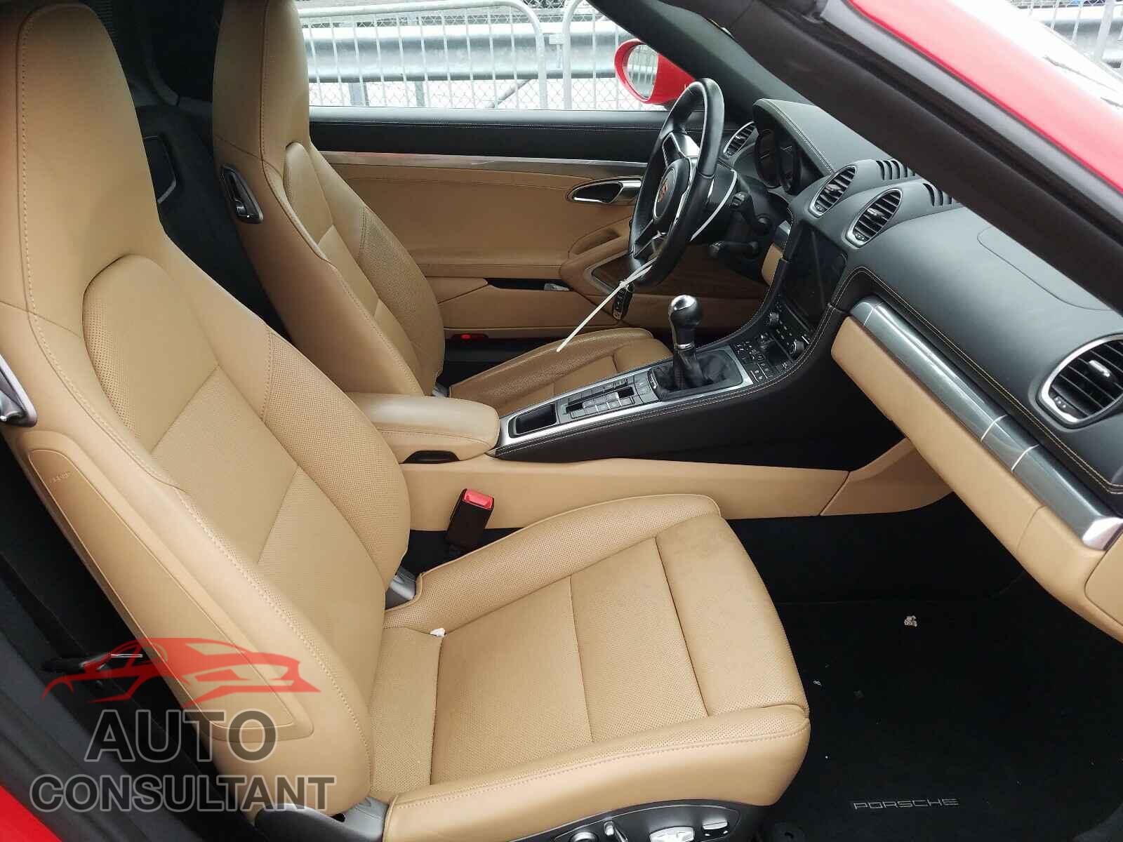 PORSCHE BOXSTER 2017 - WP0CA2A84HS221613