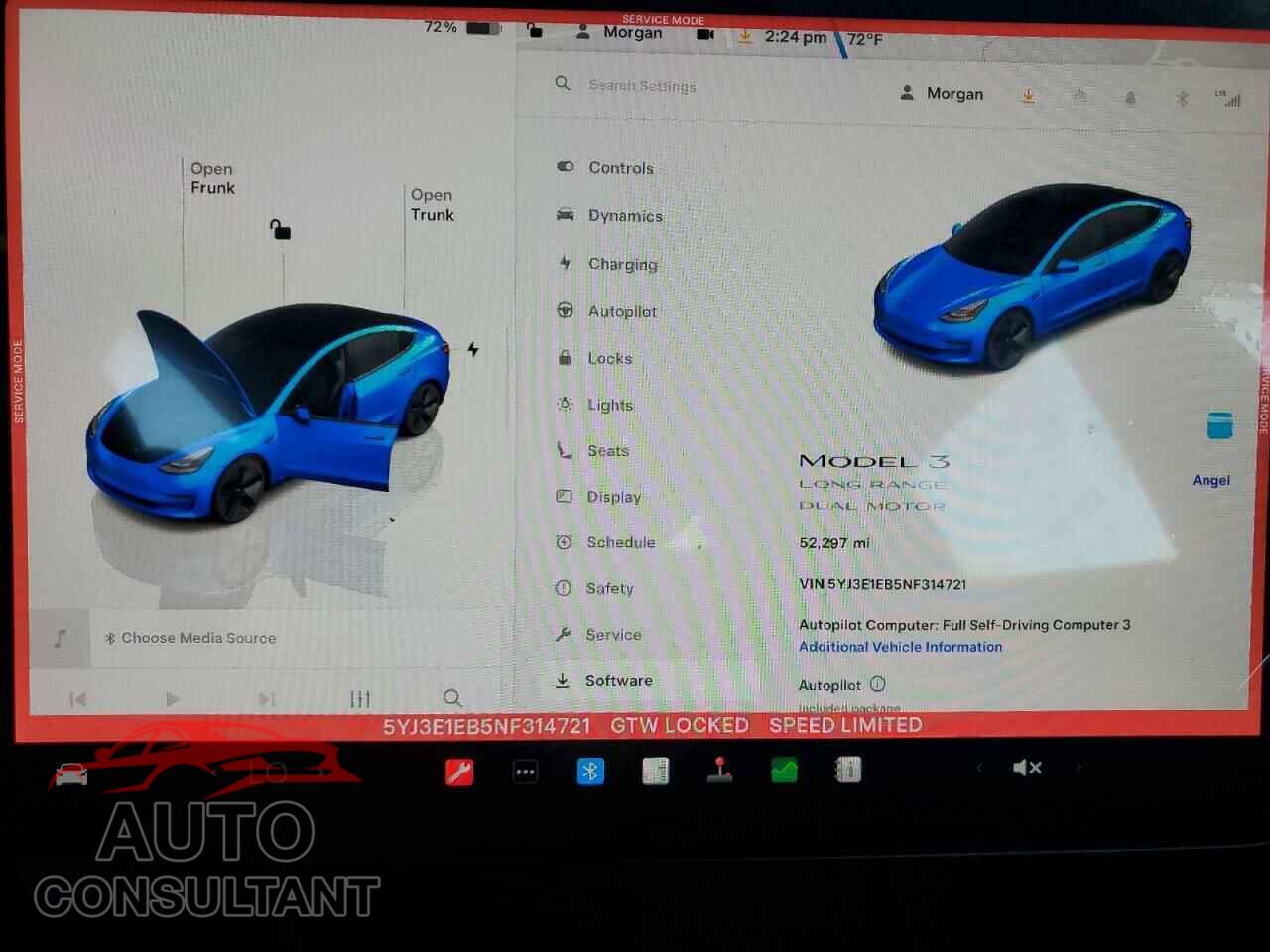 TESLA MODEL 3 2022 - 5YJ3E1EB5NF314721