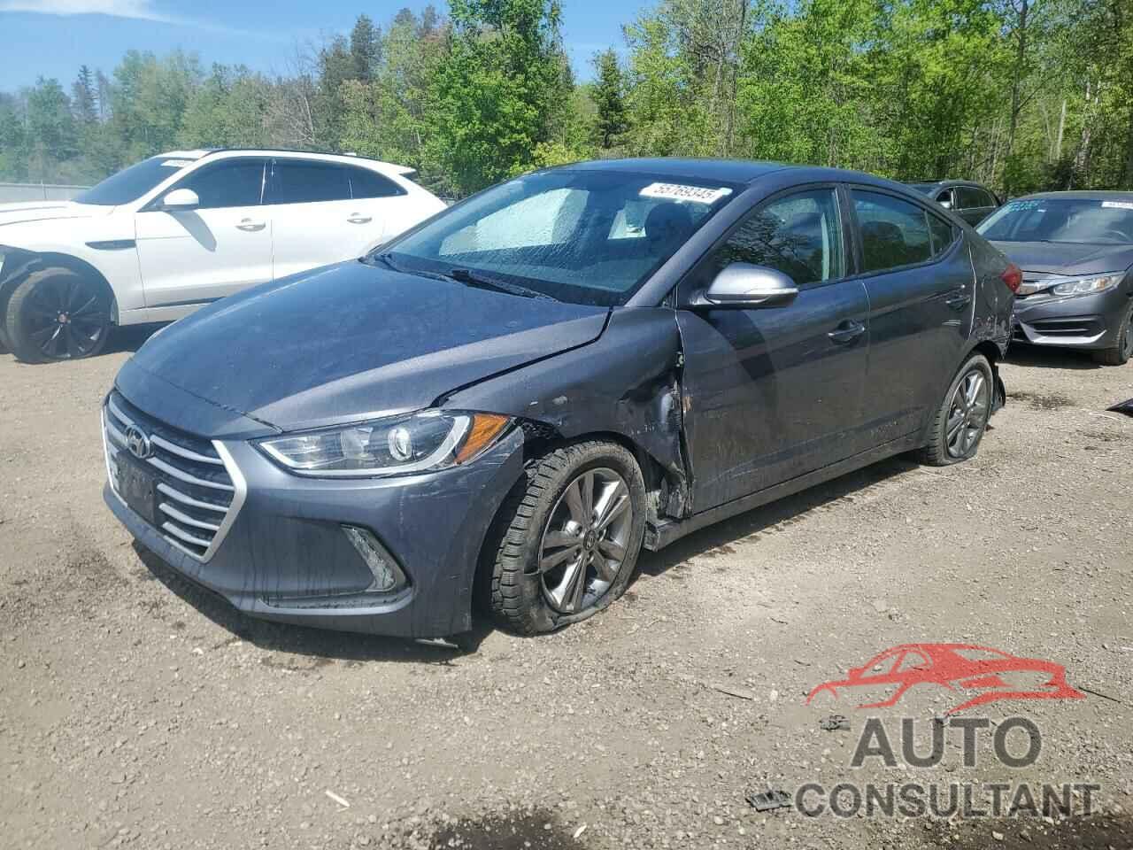 HYUNDAI ELANTRA 2018 - KMHD84LF3JU661996