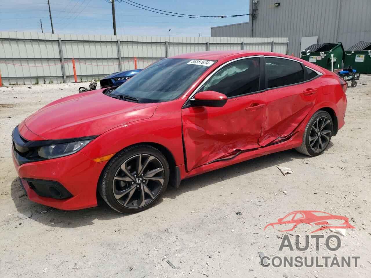 HONDA CIVIC 2021 - 2HGFC2F84MH539539